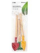 Набор садового инструмента, 3 предмета: рыхлитель, совок, грабли, длина 20 см - фото 809631049