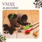 Набор садового инструмента, 3 предмета: рыхлитель, совок, грабли, длина 20 см, Greengo - Фото 5