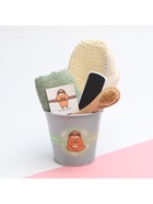 Набор подарочный «Этель. Чудесного дня», полотенце, мочалка, щётка - Фото 2