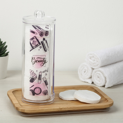 Органайзер для ватных дисков "Beauty",20 х 8 см