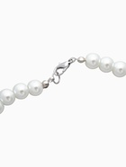 Набор 3 предмета: серьги, бусы, браслет, белый, 40-45 см - Фото 5