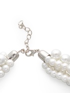 Бусы «Жгут» с жемчугом, шар №6.10, белые, L=45 см - Фото 5