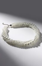 Бусы «Жгут» с жемчугом, шар №6.10, белые, L=45 см - Фото 6