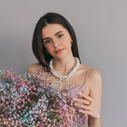 Бусы «Жгут» с жемчугом, шар №6.10, белые, L=45 см - Фото 3