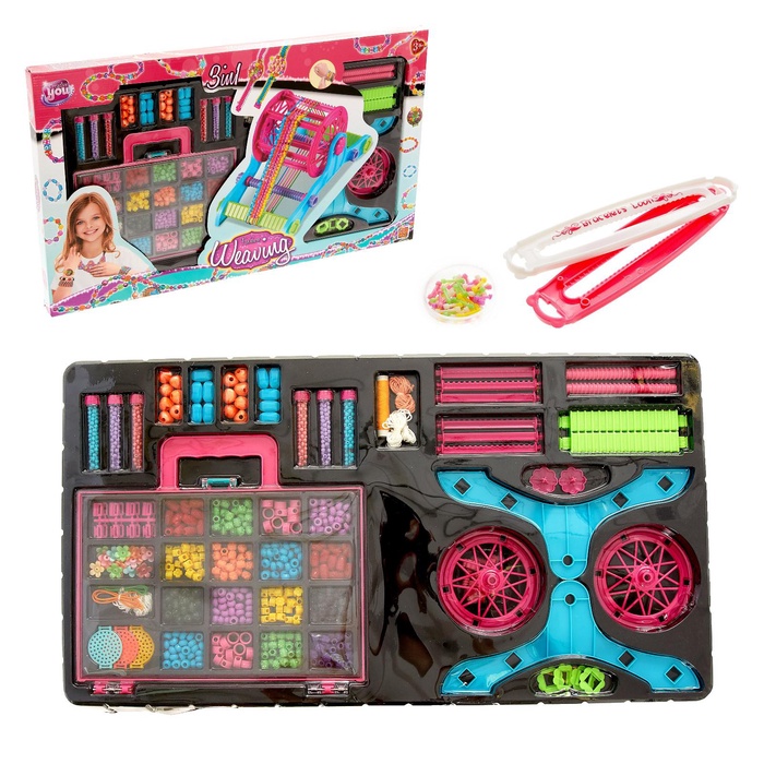 УЦЕНКА Набор для плетения бисером «Модный образ», со станком для плетения - Фото 1