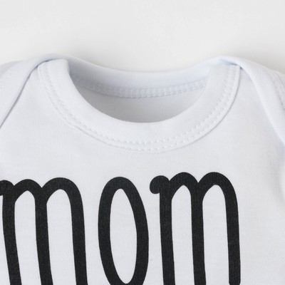 Боди детское «Крошка Я» Mum+Dad, рост 74-80 см, белое