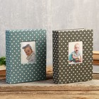 Фотоальбом на 200 фото 10х15 см "Горошек" текстиль МИКС 22,5х18,7х5,5 см - Фото 7