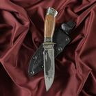 Нож кавказский, туристический "Викинг" с ножнами, гардой, сталь - 40х13, 14.5 см - Фото 6