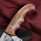 Нож кавказский, разделочный "Сайгак" с чехлом, сталь - 40х13, рукоять - орех, 14 см - фото 4297624