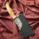 Нож кавказский, разделочный "Сайгак" с чехлом, сталь - 40х13, рукоять - орех, 14 см - фото 4297626