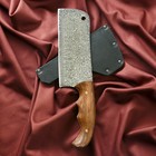 Нож кавказский, разделочный "Сайгак" с чехлом, сталь - 40х13, рукоять - орех, 14 см - фото 4297627