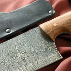 Нож кавказский, разделочный "Сайгак" с чехлом, сталь - 40х13, рукоять - орех, 14 см - фото 4297628