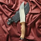 Нож кавказский, разделочный "Флибустьер" с ножнами, сталь - 40х13, сталь - орех, 16 см - фото 1127443