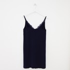 Ночная сорочка женская, цвет тёмно-синий, размер 54 - Фото 8