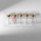 Баночки для хранения бисера, d=3×4.5 см, 5 шт. - Фото 5