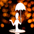 Салфетница деревянная «Девушка с зонтиком», 25×13×13 см - фото 4297649