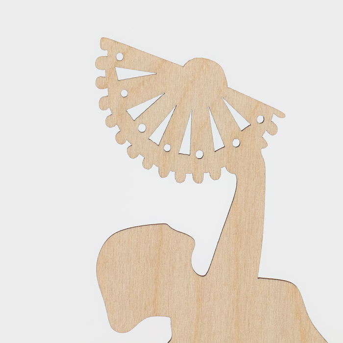 Салфетница деревянная «Кармен», 25×13×13 см - фото 1905624337