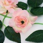 Лиана искусственная «Лист с розами», 1.9 м, (цена за 1 шт. фасовка 5 шт.), МИКС - Фото 4