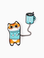 Значок на цепочке «Котик», набор 2 шт., 8×12 см - Фото 2