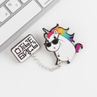 Значки на цепочке «Единорог», 8×12 см, набор 2 шт. - Фото 4