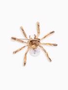 Брошь «Паук» жемчужинка, цвет белый в золоте - Фото 2