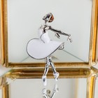 Брошь «Балерина» в пуантах, цвет белый в серебре - Фото 2