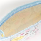 Косметичка треугольная, отдел на молнии, цвет голубой - Фото 4