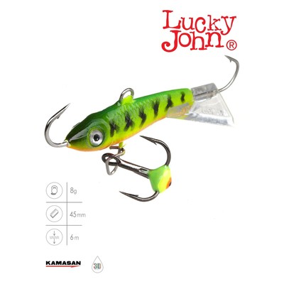 Балансир Lucky John CLASSIC 4.5, 5 см, 10 г, цвет 20