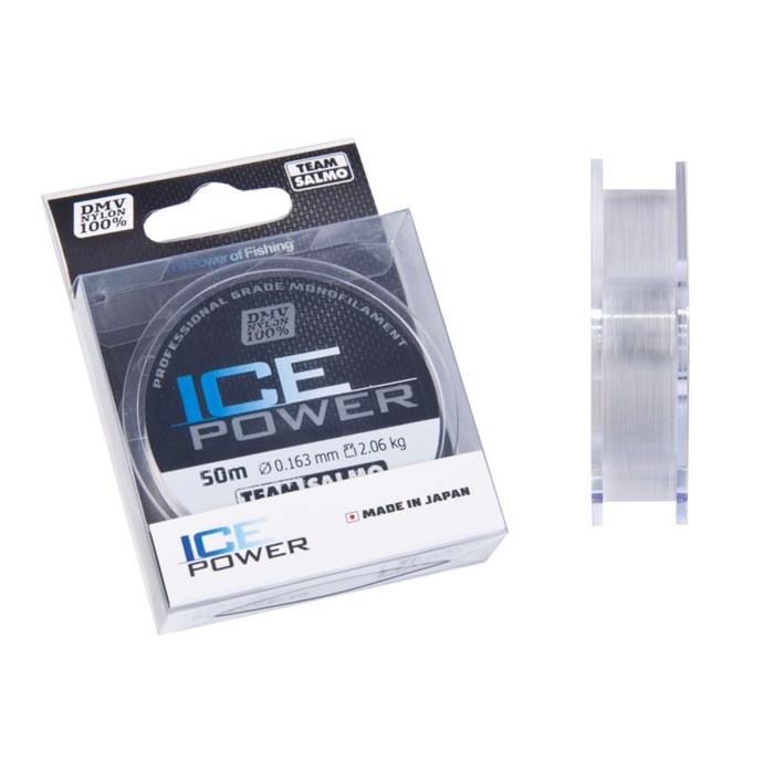 

Леска монофильная Team Salmo ICE POWER, диаметр 0.16 мм, тест 2 кг, 50 м