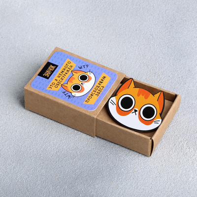 Значок в коробочке «Котик», 5 × 4 см