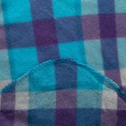 Плед Belezza Бриз 120х150см, голубой, флис, 190г/м, пэ100% - Фото 3