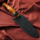 Нож кавказский, туристический "Варан" с ножнами, сталь - 40х13, вощеный орех, 14.5 см - Фото 4