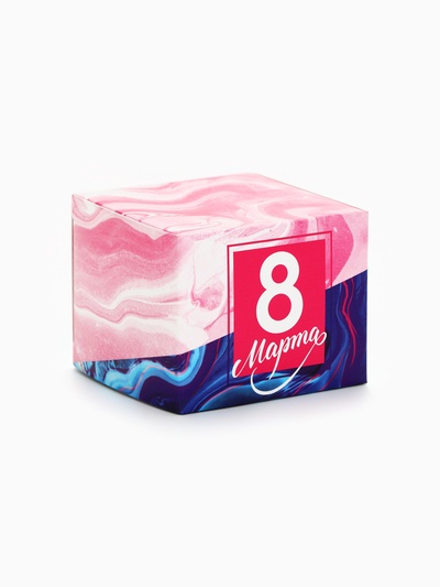Подарочный набор «8 Марта», крем-мёд, чай 50 г