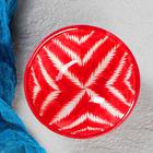 Пиала чайная Риштанская Керамика «Атлас», 200 мл, d=11.5 см, красная - Фото 2