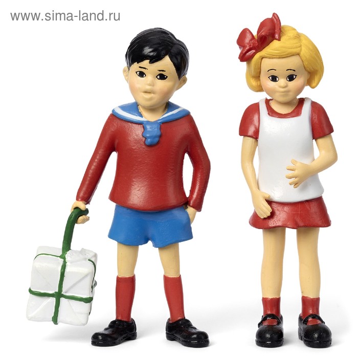 Набор кукол для домика «Пеппи «Томми и Анника» - Фото 1