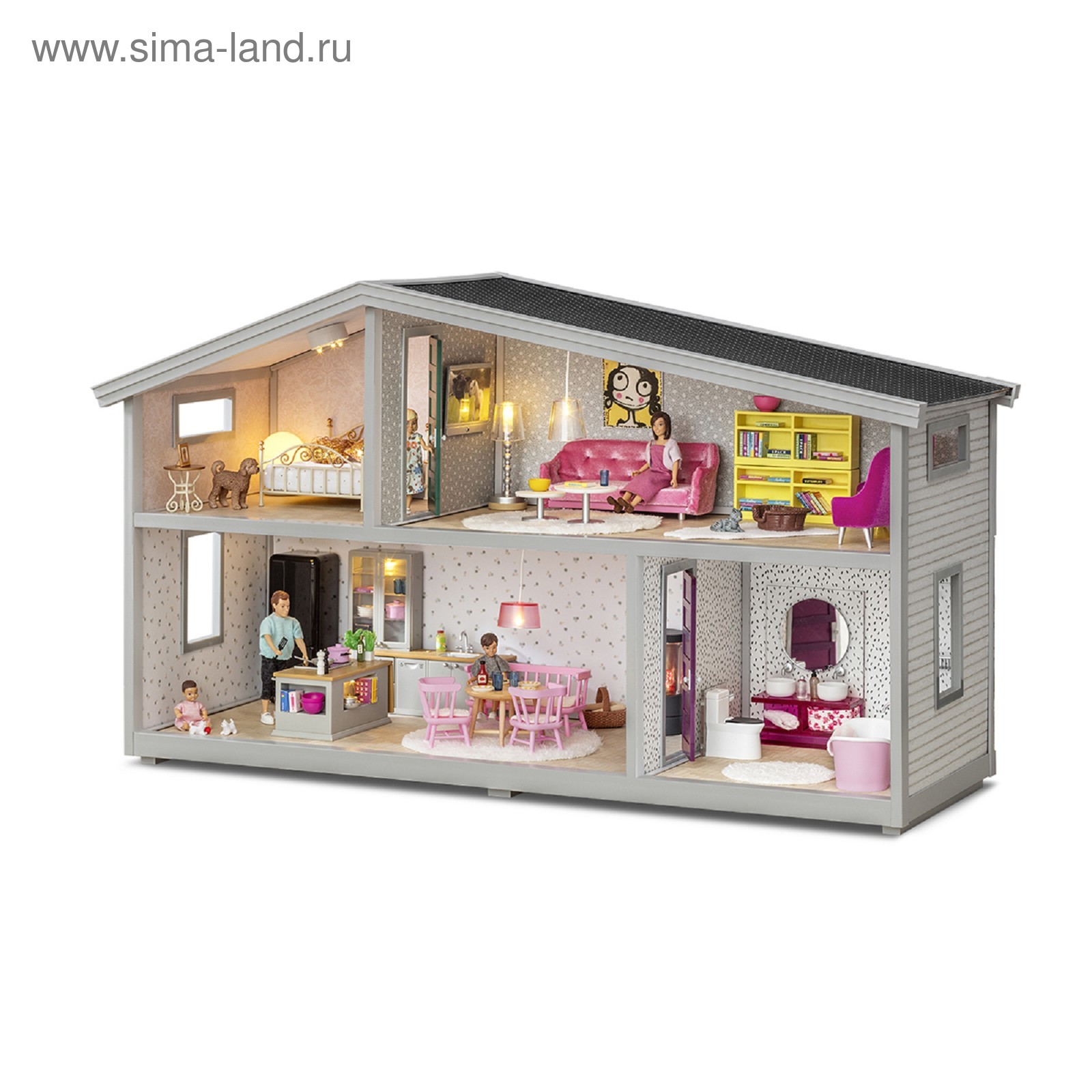 Домик кукольный Lundby, двухэтажный