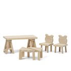 Набор деревянной мебели для домика «Сделай сам» - Фото 2