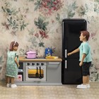 Набор мебели для кукольного домика «Кухонный остров», с холодильником - Фото 3