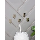 Крючки самоклеящиеся Доляна «Якорь», 5 шт., металлические - Фото 1