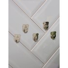 Крючки самоклеящиеся Доляна «Якорь», 5 шт., металлические - Фото 2