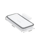 Держатель для мусорного пакета подвесной на дверцу 1.7 см, белый - Фото 11