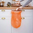 Держатель для мусорного пакета подвесной на дверцу 1.7 см, белый - Фото 8