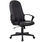 Кресло руководителя T-898, на колёсиках, экокожа, цвет чёрный/leather black - Фото 1