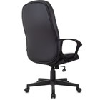 Кресло руководителя T-898, на колёсиках, экокожа, цвет чёрный/leather black - Фото 4
