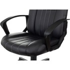 Кресло руководителя  T-898/#B черный,  искусственная кожа - Фото 5