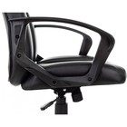 Кресло руководителя T-898, на колёсиках, экокожа, цвет чёрный/leather black - Фото 6