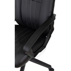 Кресло руководителя T-898, на колёсиках, экокожа, цвет чёрный/leather black - Фото 7