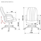 Кресло руководителя  T-898/#B черный,  искусственная кожа 4812324 - фото 68723