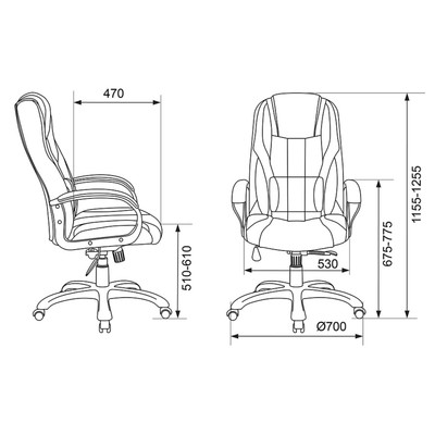 Кресло игровое  ZOMBIE 8 RED черный/красный, экокожа