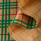 Бумага упаковочная крафт "Burberry", 0,55 х 10 м, 40 г/м² - Фото 3